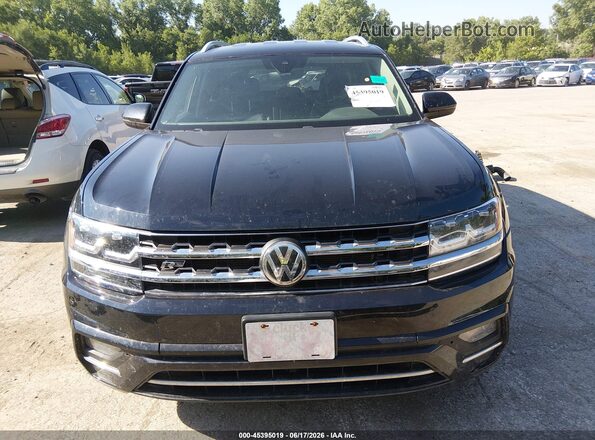 1V2PR2CA0JC530679 2018 VOLKSWAGEN ATLAS Black წინა ხედი