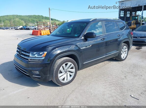 1V2PR2CA4JC589945 2018 VOLKSWAGEN ATLAS Black Առջևի ձախ երեք քառորդ տեսարան