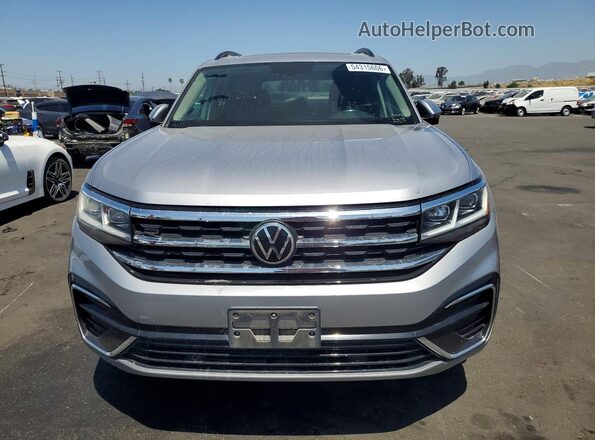 1V2PR2CA7MC537665 2021 VOLKSWAGEN ATLAS Silver Դիմացի տեսք