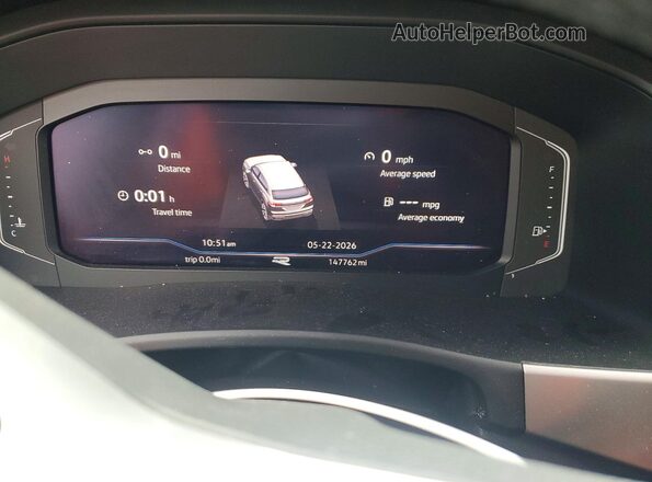 1V2RE2CA3LC230268 2020 VOLKSWAGEN ATLAS Silver Widok zestawu wskaźników