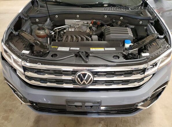 1V2RE2CAXMC205966 2021 VOLKSWAGEN ATLAS Gray Вид підкапотного простору