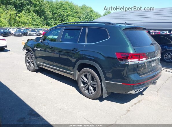 1V2RR2CA1MC525536 2021 VOLKSWAGEN ATLAS Green Tył lewy