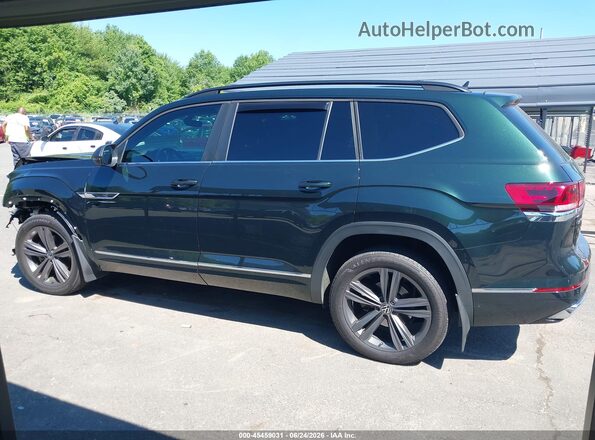 1V2RR2CA1MC525536 2021 VOLKSWAGEN ATLAS Green Widok wnętrza 360 stopni