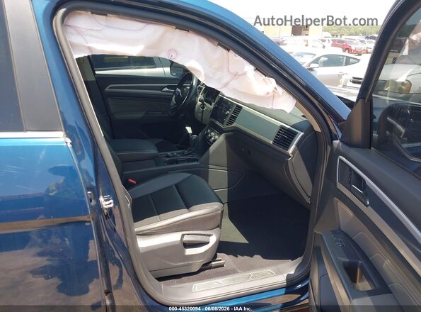 1V2RR2CA2MC589391 2021 VOLKSWAGEN ATLAS Blue Вид салону спереду