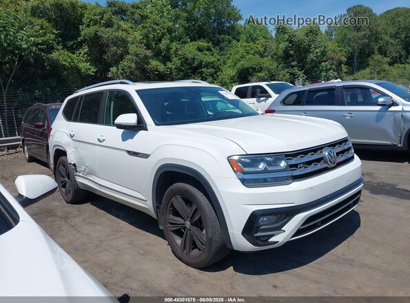 1V2RR2CA3JC590190 2018 VOLKSWAGEN ATLAS White უკანა სალონის ხედი