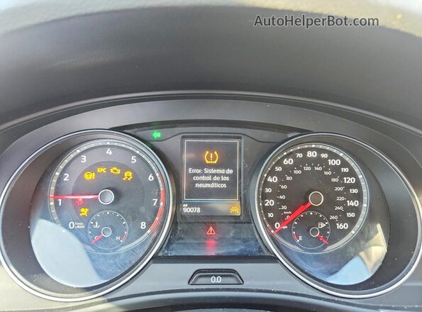 1V2RR2CA5JC545333 2018 VOLKSWAGEN ATLAS White Вид щитка приладів