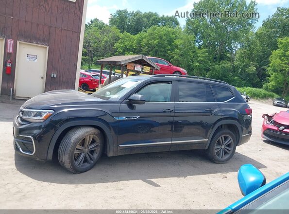 1V2RR2CA8MC609577 2021 VOLKSWAGEN ATLAS Black Widok wnętrza 360 stopni