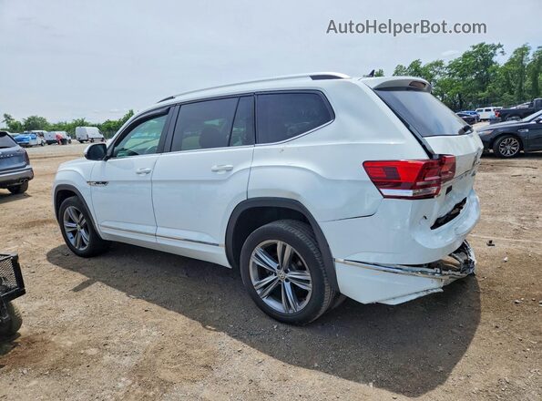 1V2RR2CA9JC525134 2018 VOLKSWAGEN ATLAS Белый Задняя левая четверть