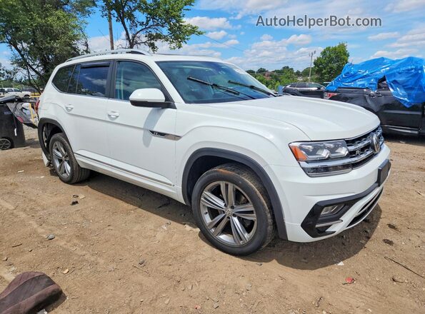 1V2RR2CA9JC525134 2018 VOLKSWAGEN ATLAS Белый Передняя правая четверть
