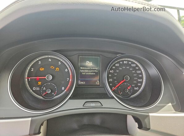 1V2RR2CA9JC525134 2018 VOLKSWAGEN ATLAS Белый Вид щитка приборов