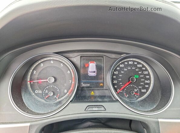 1V2RR2CA9JC568517 2018 VOLKSWAGEN ATLAS Gray Widok zestawu wskaźników