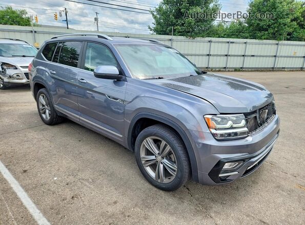 1V2RR2CA9JC568517 2018 VOLKSWAGEN ATLAS Gray Przód prawy