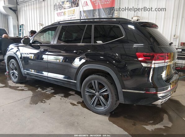 1V2RR2CA9MC523825 2021 VOLKSWAGEN ATLAS Черный Задняя левая четверть