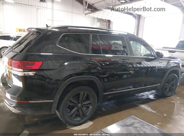 1V2RR2CA9MC523825 2021 VOLKSWAGEN ATLAS Черный Вид задней части салона