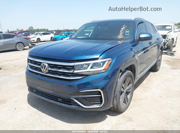 1V2SC2CA5NC212364 2022 VOLKSWAGEN ATLAS Blue Przód lewy