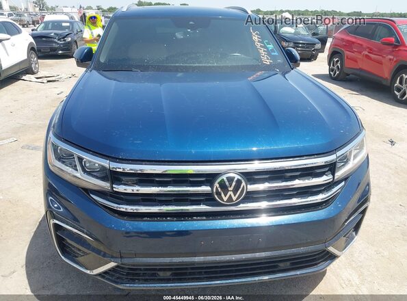 1V2SC2CA5NC212364 2022 VOLKSWAGEN ATLAS Blue Widok z przodu
