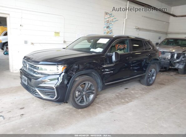 1V2SE2CA6NC215977 2022 VOLKSWAGEN ATLAS Black Front left