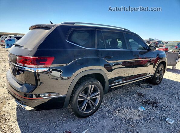 1V2SR2CA4MC572755 2021 VOLKSWAGEN ATLAS Черный Задняя правая четверть