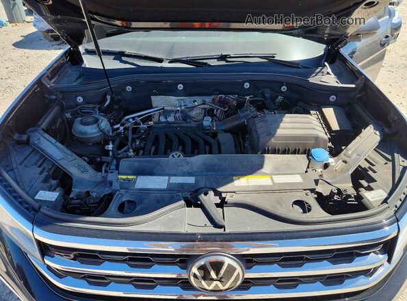 1V2SR2CA4MC572755 2021 VOLKSWAGEN ATLAS Черный Вид подкапотного пространства