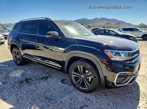 1V2SR2CA4MC572755 2021 VOLKSWAGEN ATLAS Черный Передняя правая четверть