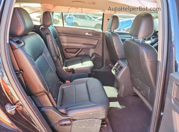 1V2SR2CA4MC572755 2021 VOLKSWAGEN ATLAS Черный Вид задней части салона