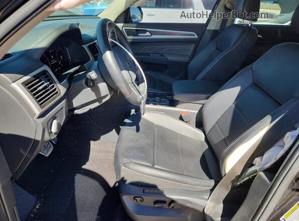 1V2SR2CA4MC572755 2021 VOLKSWAGEN ATLAS Черный Вид салона спереди