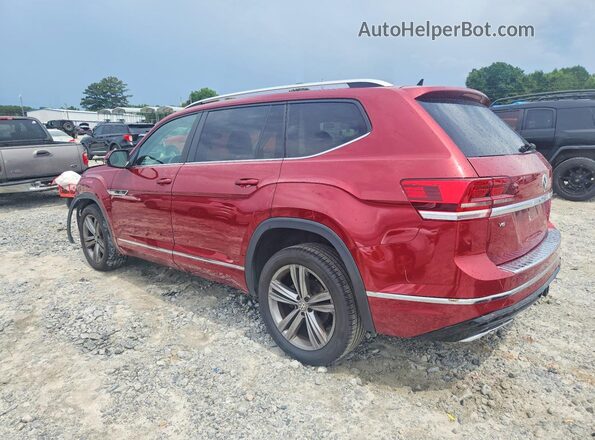 1V2SR2CA5JC583534 2018 VOLKSWAGEN ATLAS Red Задня ліва чверть