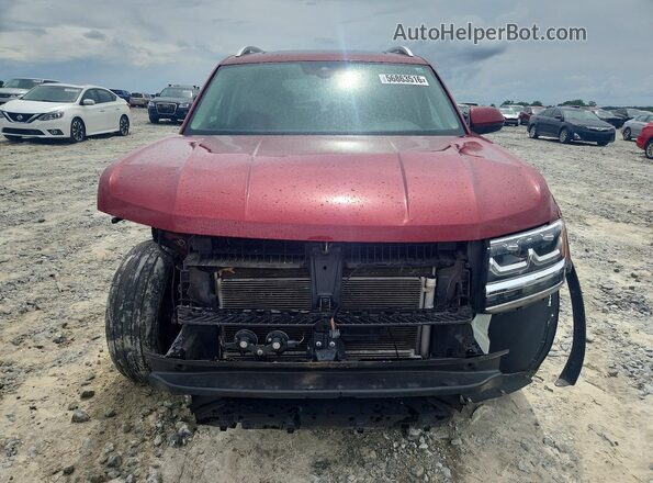 1V2SR2CA5JC583534 2018 VOLKSWAGEN ATLAS Red Вид спереду