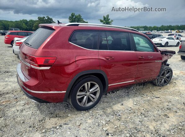 1V2SR2CA5JC583534 2018 VOLKSWAGEN ATLAS Red Задня права чверть