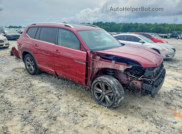 1V2SR2CA5JC583534 2018 VOLKSWAGEN ATLAS Red Передня права чверть