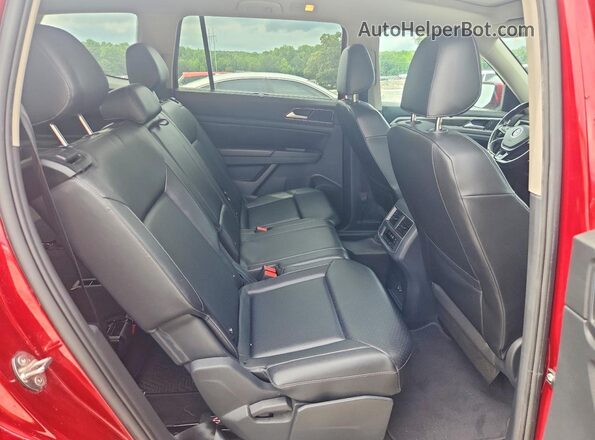 1V2SR2CA5JC583534 2018 VOLKSWAGEN ATLAS Red Вид задньої частини салону