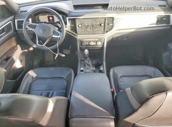 1V2TC2CAXMC237375 2021 VOLKSWAGEN ATLAS Белый Вид панели приборов