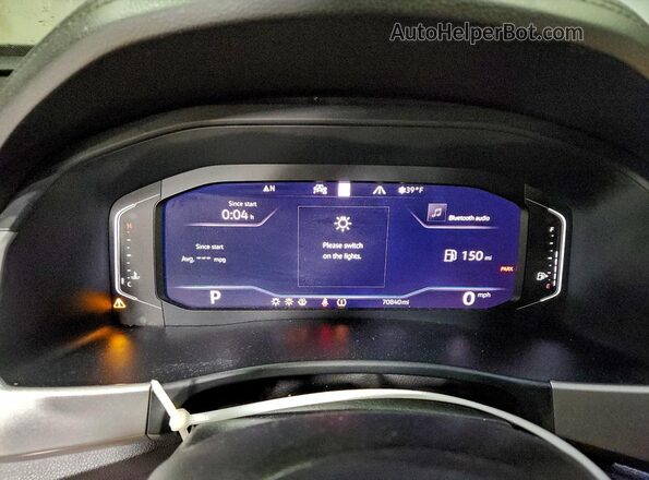 1V2TE2CA4LC224436 2020 VOLKSWAGEN ATLAS Black Vista del cuadro de instrumentos
