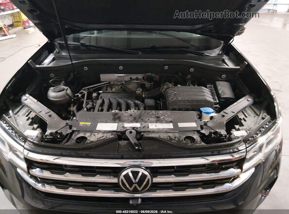 1V2TR2CA3MC522272 2021 VOLKSWAGEN ATLAS Black Вид ззаду