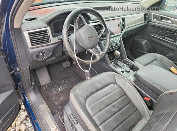 1V2TR2CA4MC521986 2021 VOLKSWAGEN ATLAS Blue Vista del salpicadero