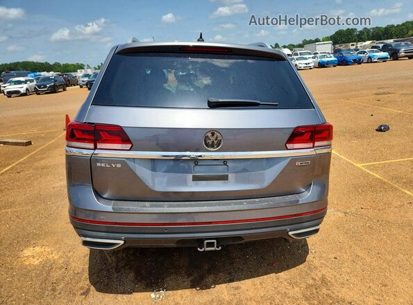 1V2TR2CA6MC583146 2021 VOLKSWAGEN ATLAS Gray Вид ззаду