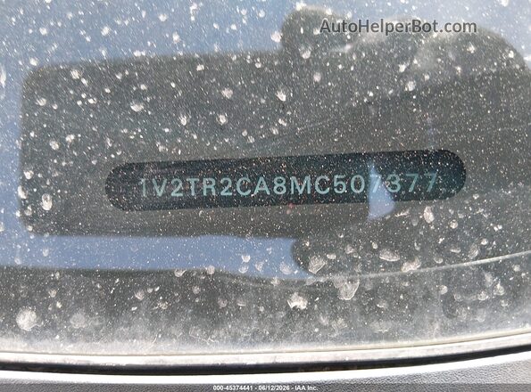 1V2TR2CA8MC507377 2021 VOLKSWAGEN ATLAS Silver Engine compartment view