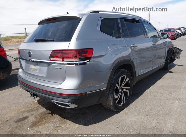 1V2TR2CA8MC507377 2021 VOLKSWAGEN ATLAS Silver Rear right