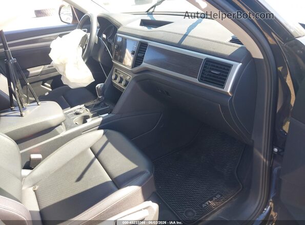 1V2UR2CA2KC534429 2019 VOLKSWAGEN ATLAS Черный Вид салона спереди