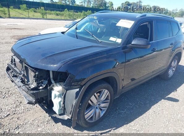 1V2UR2CA2KC534429 2019 VOLKSWAGEN ATLAS Черный Передняя левая четверть