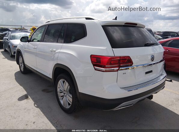 1V2UR2CA3KC537890 2019 VOLKSWAGEN ATLAS White Задня ліва чверть