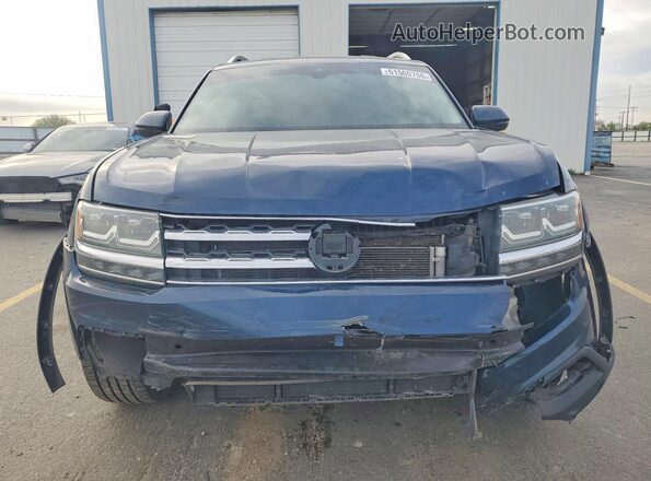 1V2UR2CA3KC540918 2019 VOLKSWAGEN ATLAS Blue Դիմացի տեսք