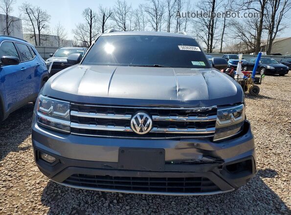 1V2UR2CA6KC601436 2019 VOLKSWAGEN ATLAS Gray Front view