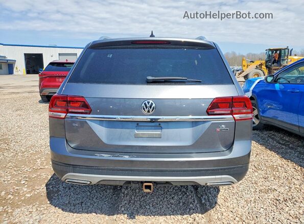1V2UR2CA6KC601436 2019 VOLKSWAGEN ATLAS Gray Rear view