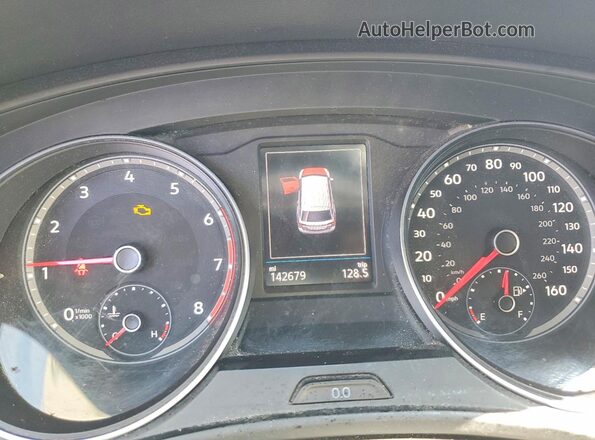1V2UR2CA7KC558046 2019 VOLKSWAGEN ATLAS Gray Instrument cluster view