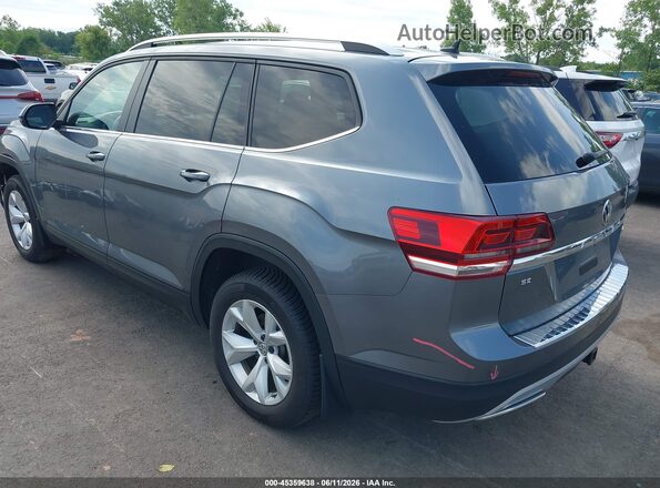 1V2UR2CAXKC527809 2019 VOLKSWAGEN ATLAS Gray Задня ліва чверть