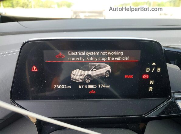 1V2VMPE82PC027645 2023 VOLKSWAGEN ID.4 Black ხელსაწყოთა პანელის ხედი