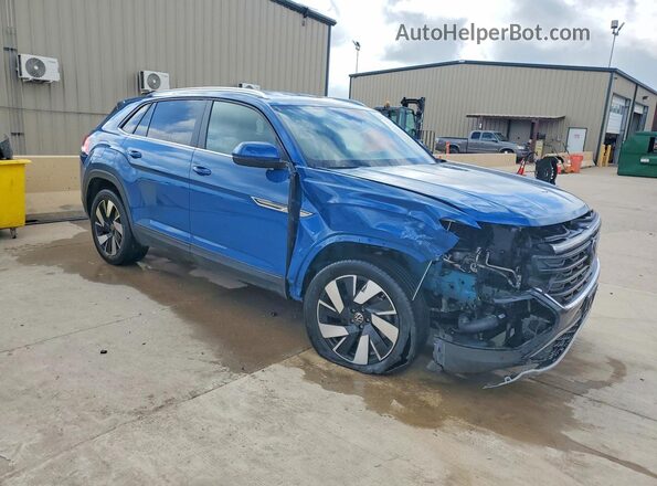 1V2WE2CA3SC205971 2025 VOLKSWAGEN ATLAS Blue Передня права чверть