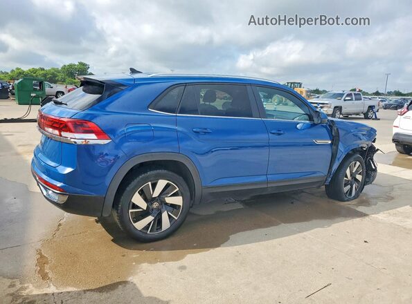 1V2WE2CA3SC205971 2025 VOLKSWAGEN ATLAS Blue Задня права чверть