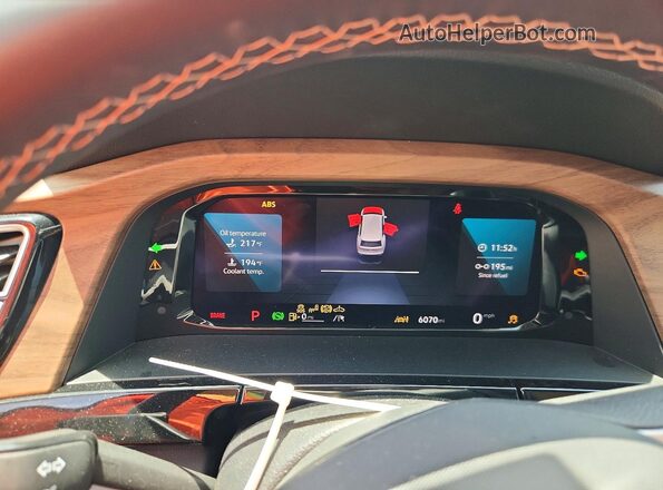 1V2WN2CA4TC554624 2026 VOLKSWAGEN ATLAS Blue Instrument cluster view